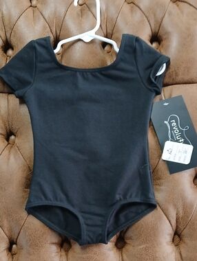 Revolution Kids Black Short Sleeve One-Piece Bodysuit